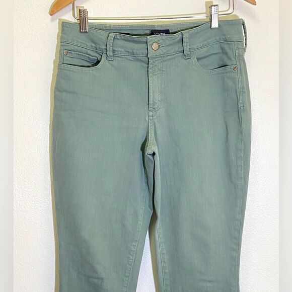 NYDJ - Alina Convertible Ankle Mid Rise Straight Jeans - Women's size - 8/29 - Picture 10 of 11